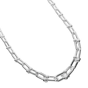 Tiffany Co Graduated Link Necklace Sterling Silver